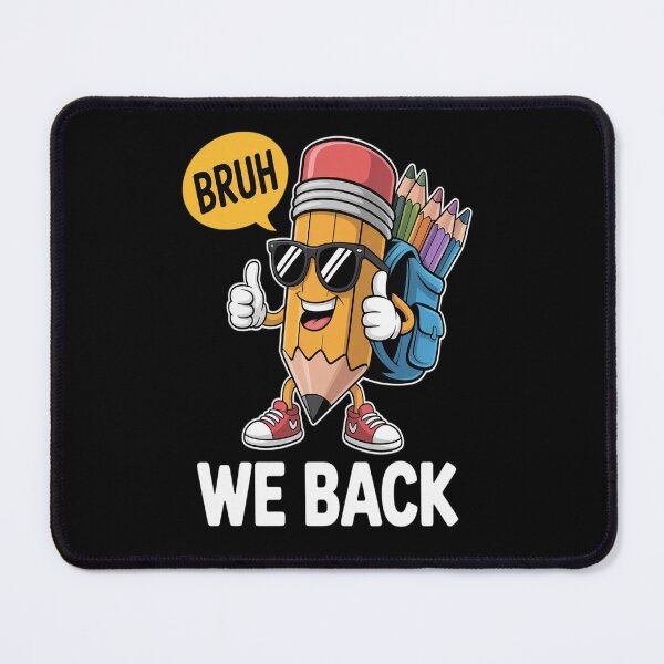 Item preview, Bruh We Back Cute Pencil Teacher Student Boys Back to School designed and sold by fferomananul.