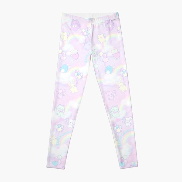 pastel rainbow animals Leggings