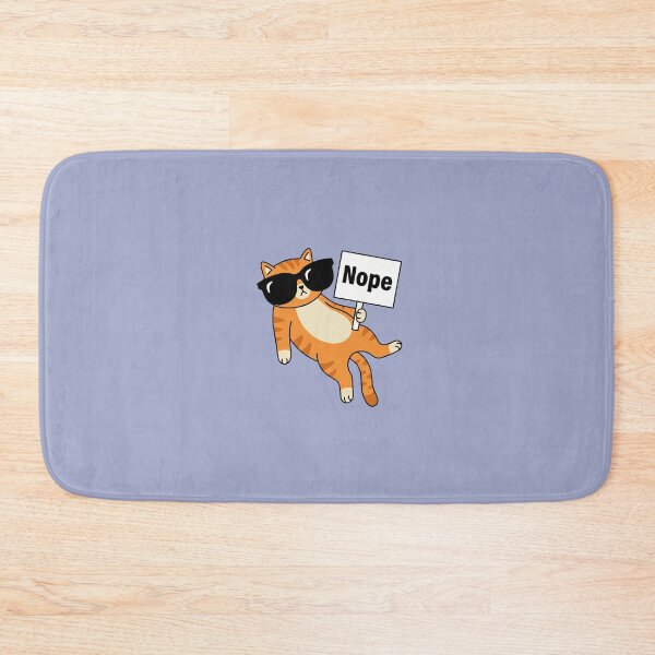 Item preview, Sarcastic Cat Nope - Funny Introvert Humor Aesthetic designed and sold by Khaled Abdelnaser.