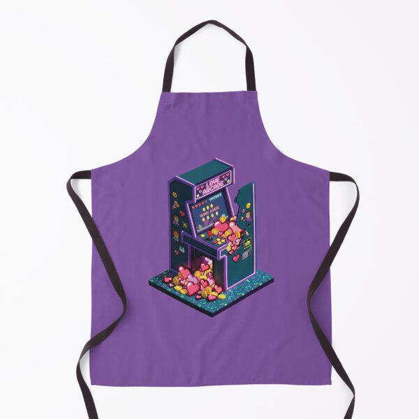 Item preview, Love Arcade – Retro Pixel Gaming Hearts Illustration designed and sold by KAYJAY DESIGNS.
