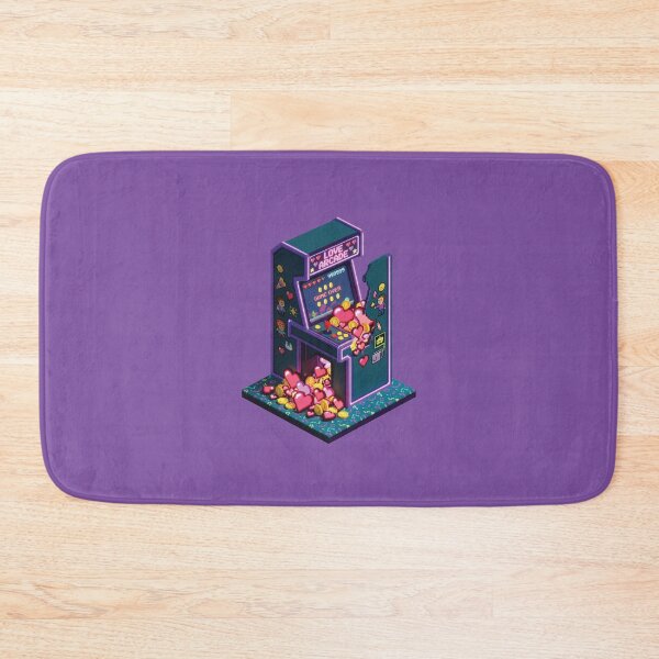 Item preview, Love Arcade – Retro Pixel Gaming Hearts Illustration designed and sold by KAYJAY DESIGNS.