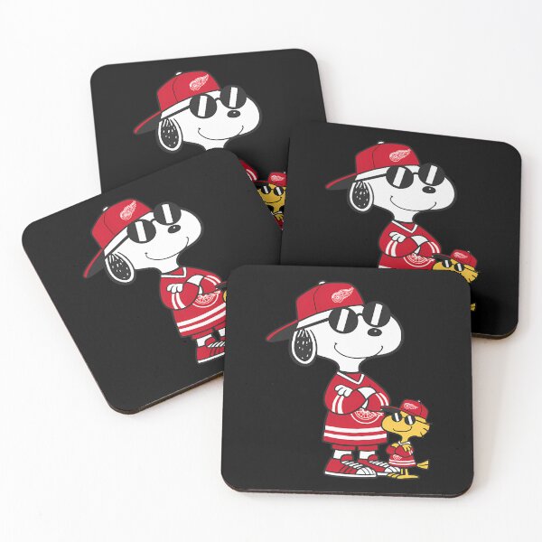 Item preview, snoopy woodstock Detroit Red Wings designed and sold by JonathalIngham.