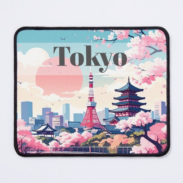 Item preview, Simple Travel Illustration Tokyo  designed and sold by Imagined Creations .
