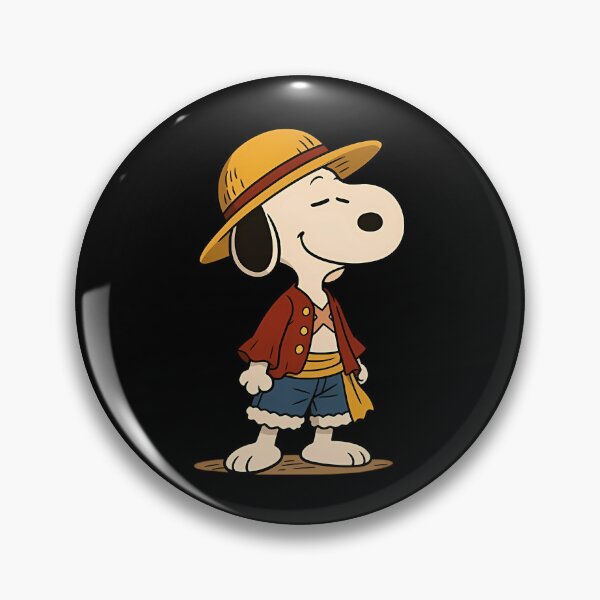 Item preview, Snoopy OnePiece Luffy designed and sold by JonathalIngham.