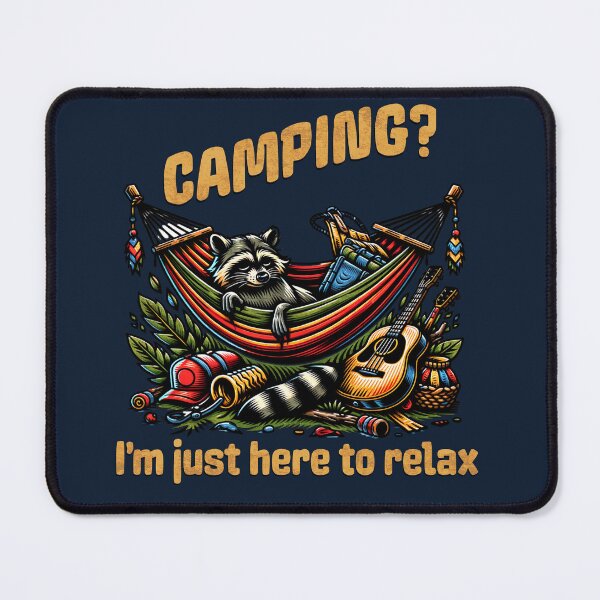 Item preview, Camping? I’m Just Here To Relax Funny Raccoon Camping Shirt designed and sold by Negisandeep studio.