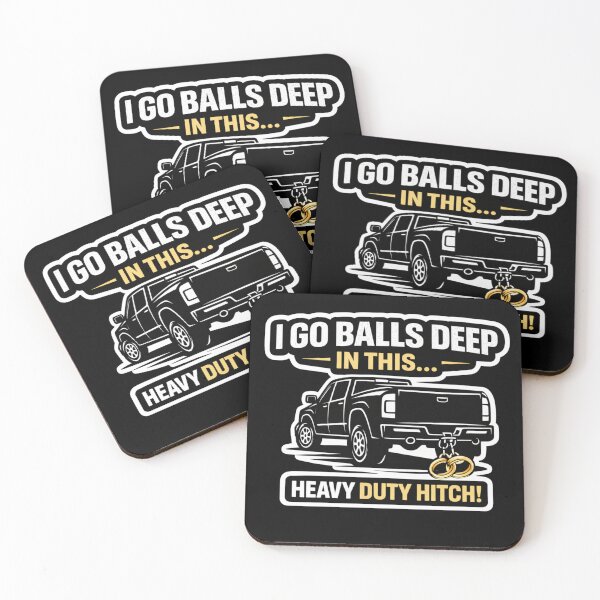 Item preview, Balls Deep in This Hitch Heavy Duty Funny Truck Shirt Bachelor Party Wedding Humor Gift designed and sold by VibeOffline Studio.