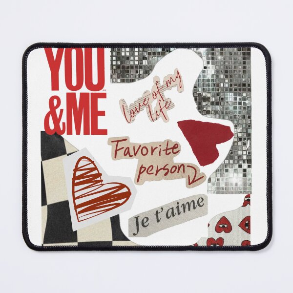Item preview, You And Me Romantic Collage Love Aesthetic Sticker designed and sold by SeaShellwhispers.
