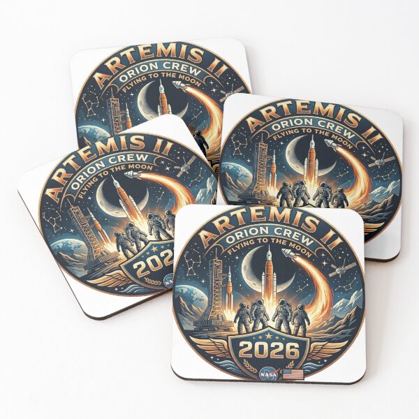 Item preview, Artemis II Mission 2026 - Orion Crew Moon Launch - Vintage Space Exploration  designed and sold by RedVista.