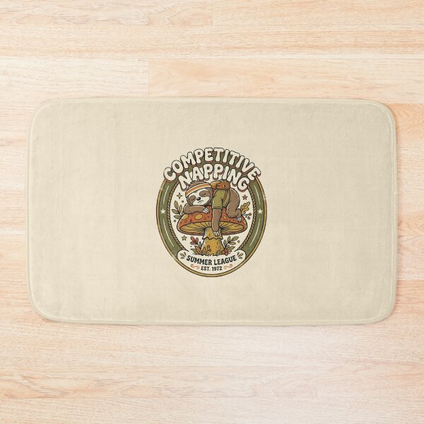 Item preview, Competitive Napping – Funny Sloth Sleep Club Vintage Design designed and sold by KAYJAY DESIGNS.