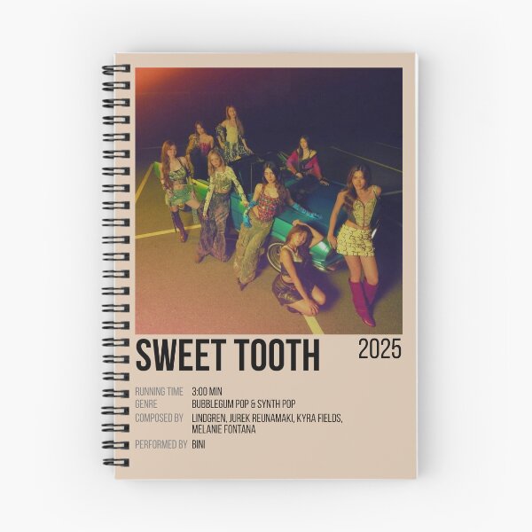 Item preview, BINI "Sweet Tooth" POSTER designed and sold by TeeShirtVibes.