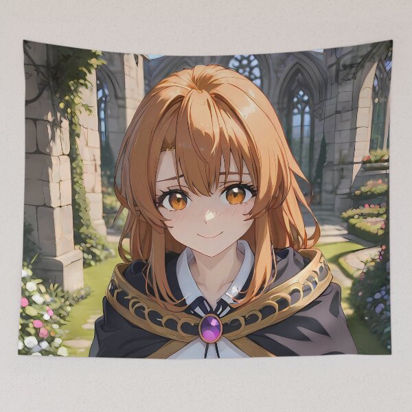 Item preview, Colette Loire Wistoria Wand and Sword Cloak Smile Garden designed and sold by PMartistStudio.