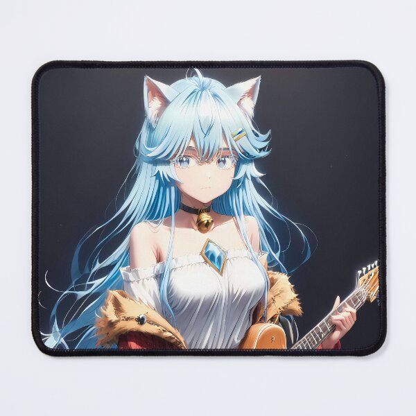 Item preview, Elfaria Albis Serfort Wistoria Catgirl Guitar Stage Mood designed and sold by PMartistStudio.