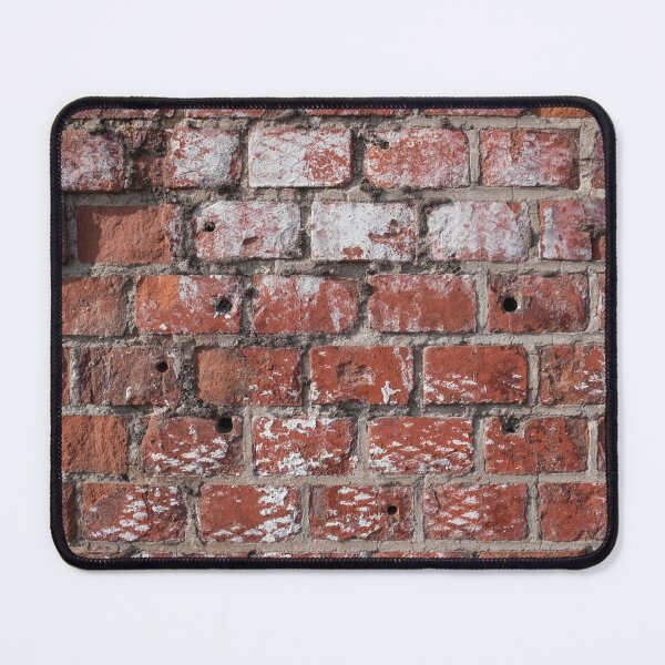 Item preview, Old Red Brick Wall Texture with Weathered Surface designed and sold by VisualMoodFoto.