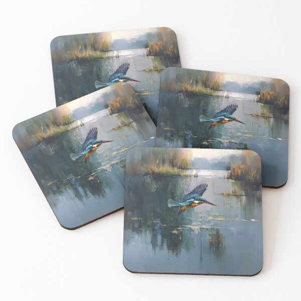 Item preview, A Kingfisher diving near water, Birds in Motion designed and sold by CDC40.