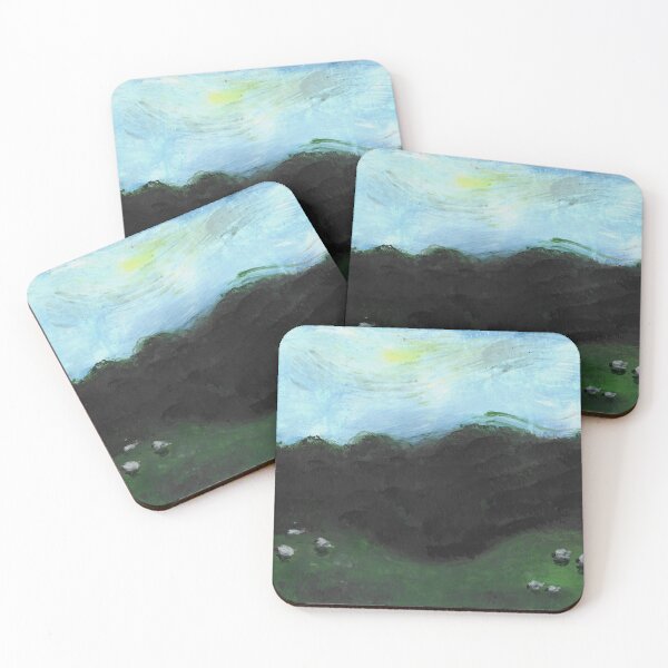 Item preview, Peaceful Countryside with Sheep – Nature Landscape Painting designed and sold by Iconic shop.