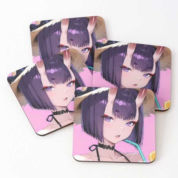 Item preview, Assassin Shuten Douji Fate Grand Order Anime Girl Waifu Summer Oni Pink Refreshing Cute designed and sold by PMartistStudio.