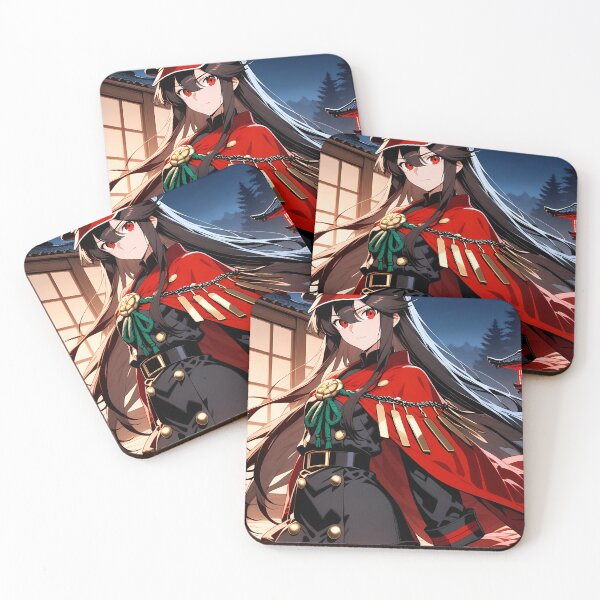 Item preview, Fiery Aura Oda Nobunaga Demon King Fate Grand Order Anime Girl Night Moon Power designed and sold by PMartistStudio.
