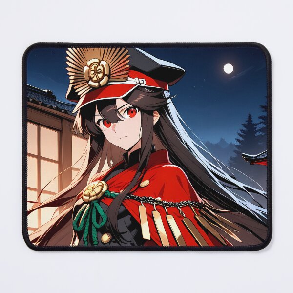Item preview, Fiery Aura Oda Nobunaga Demon King Fate Grand Order Anime Girl Night Moon Power designed and sold by PMartistStudio.