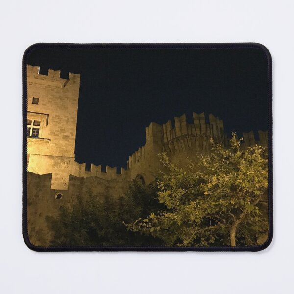 Item preview, Medieval Palace of Knights Rhodes at Night designed and sold by T-C-P.