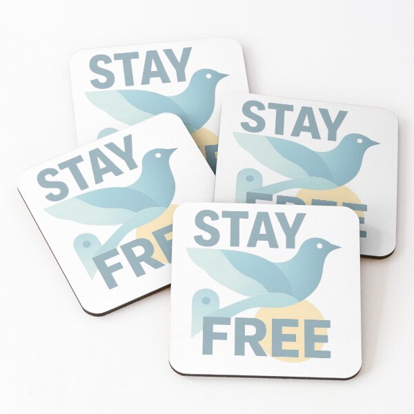 Item preview, Stay Free Minimal Design designed and sold by echoink-studio.