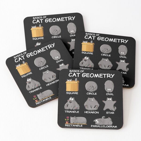 Item preview, Basics Of Cat Geometry Funny Physics Of Cats Shapes For Cat Lovers designed and sold by ashenz.