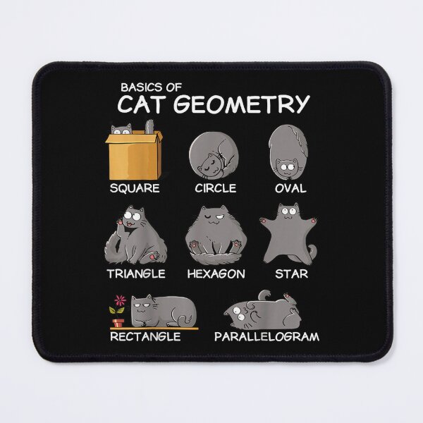 Item preview, Basics Of Cat Geometry Funny Physics Of Cats Shapes For Cat Lovers designed and sold by ashenz.