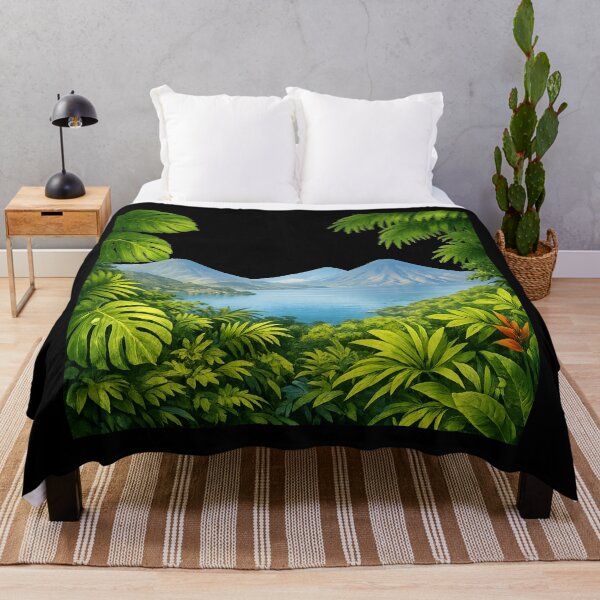 Item preview, Lake Atitlan - volcano landscape designed and sold by DamioPolArt.