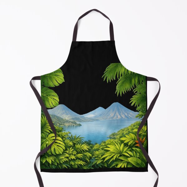 Item preview, Lake Atitlan - volcano landscape designed and sold by DamioPolArt.