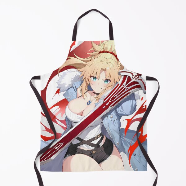 Item preview, Red Saber Mordred Dynamic Mordred Fate Grand Order Red Saber Winter Anime Girl Waifu Strong Crimson Strike designed and sold by PMartistStudio.