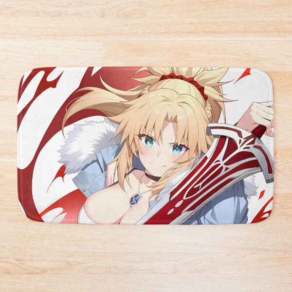 Item preview, Red Saber Mordred Dynamic Mordred Fate Grand Order Red Saber Winter Anime Girl Waifu Strong Crimson Strike designed and sold by PMartistStudio.