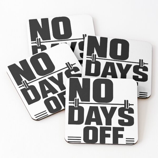 Item preview, No Days Off Gym Motivation Design designed and sold by echoink-studio.