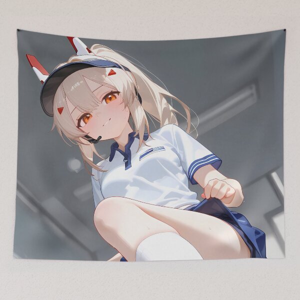 Item preview, Ayanami Azur Lane Sporty Visor Headset Playful Pose designed and sold by PMartistStudio.