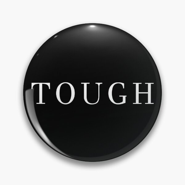 Item preview, Tough bold white graphic tee designed and sold by TeeHeeRiot.