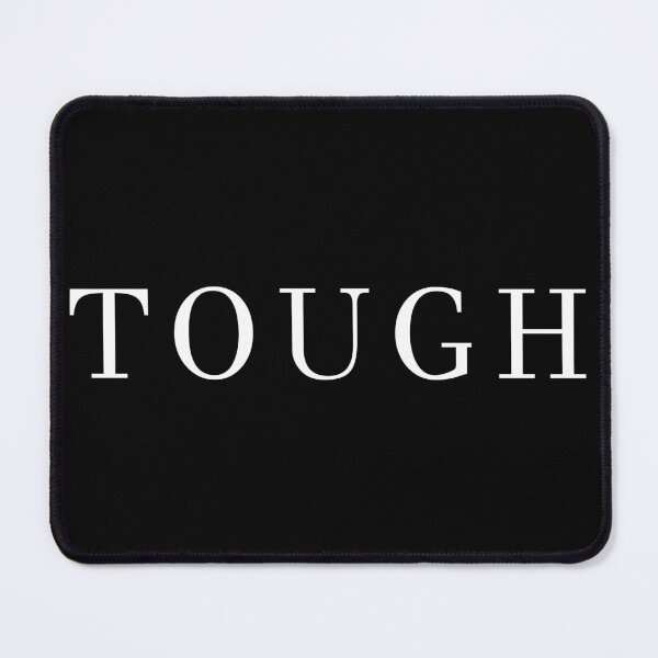 Item preview, Tough bold white graphic tee designed and sold by TeeHeeRiot.