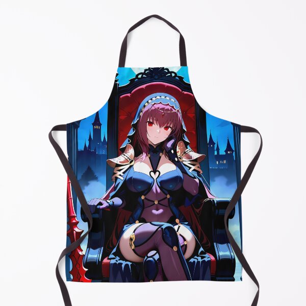 Item preview, Sukasaha Lancer Scathach Grand Order Anime Girl Gothic Moon Throne Waifu Fantasy designed and sold by PMartistStudio.