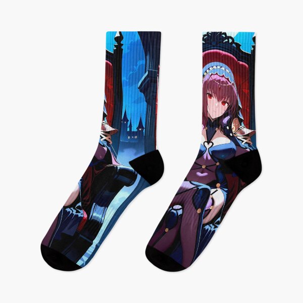 Item preview, Sukasaha Lancer Scathach Grand Order Anime Girl Gothic Moon Throne Waifu Fantasy designed and sold by PMartistStudio.
