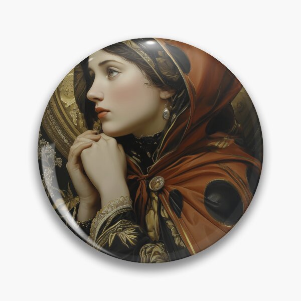 Item preview, Woman in Ornate ladybug Hood designed and sold by lautir.