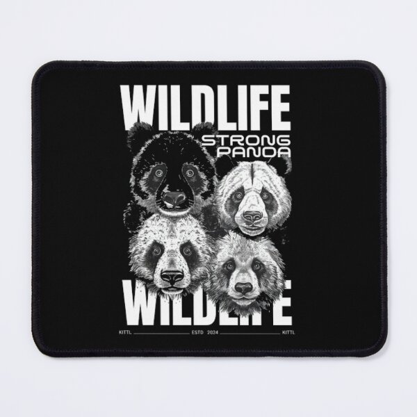 Item preview, Wildlife Strong Panda - Black and White Streetwear Bear Graphic designed and sold by GenZFashion000.