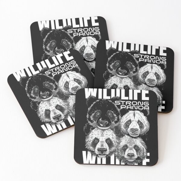 Item preview, Wildlife Strong Panda - Black and White Streetwear Bear Graphic designed and sold by GenZFashion000.
