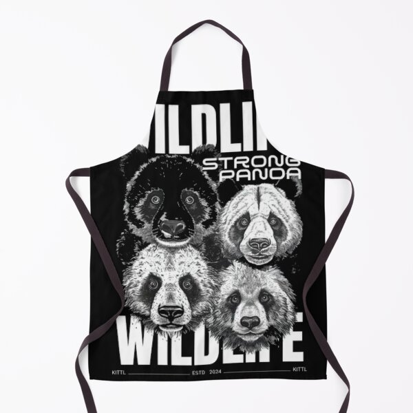 Item preview, Wildlife Strong Panda - Black and White Streetwear Bear Graphic designed and sold by GenZFashion000.
