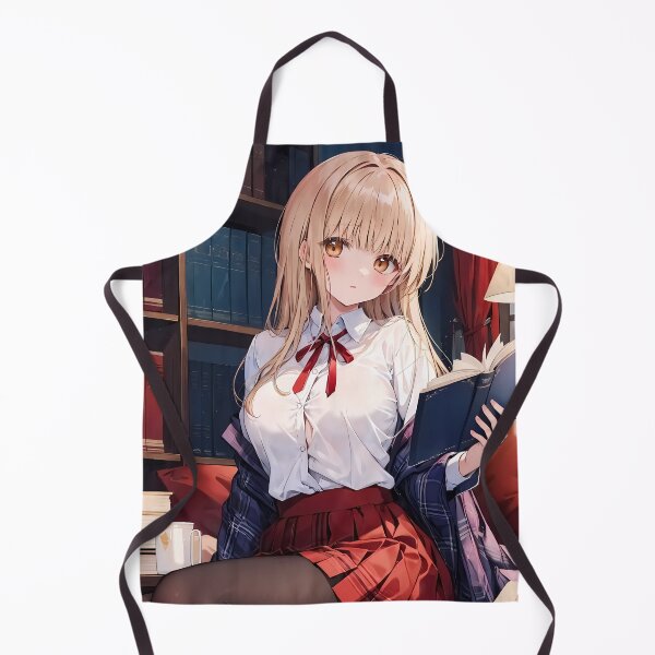 Item preview, Mahiru Shiina Angel Next Door Library Study Evening designed and sold by PMartistStudio.
