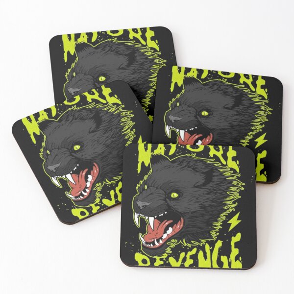 Item preview, Nature Revenge Black Panther - Edgy Neon Eco Streetwear designed and sold by GenZFashion000.
