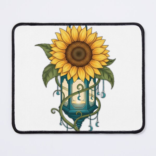 Item preview, Golden Sunflower Teal Lantern Crescent Charms designed and sold by pumsquare.