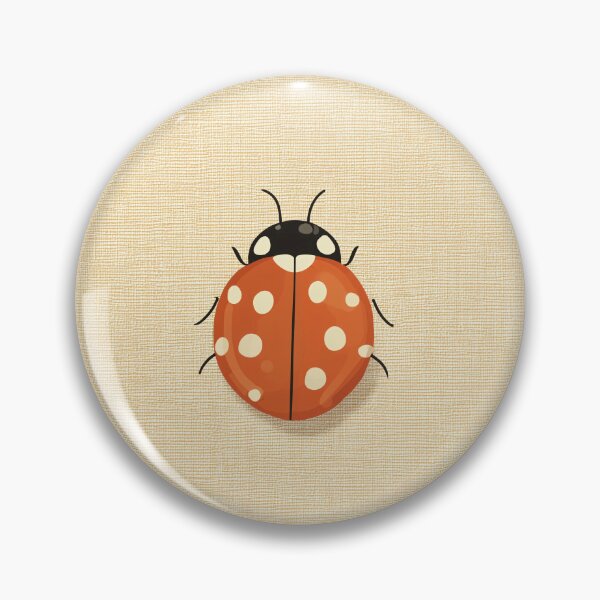 Item preview, Colorful Ladybug on Beige Background designed and sold by lautir.