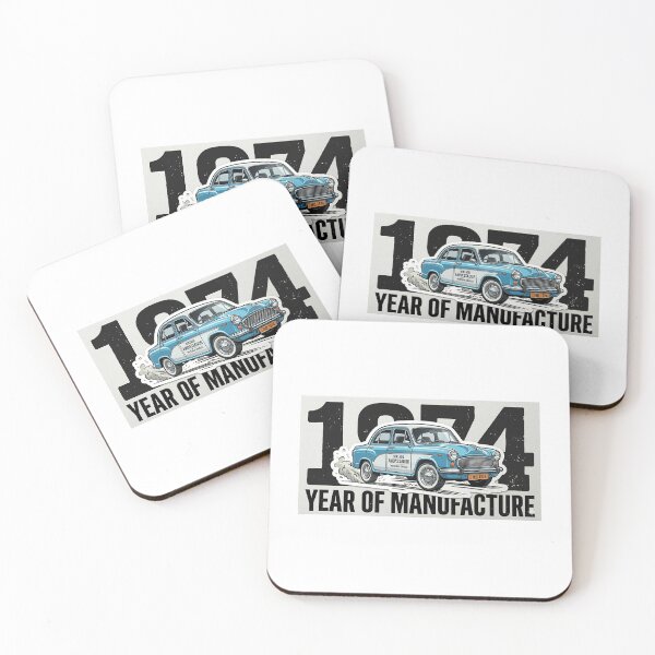 Item preview, Retro 74’ Ambassador Vector Decal designed and sold by Suyashjadhav.