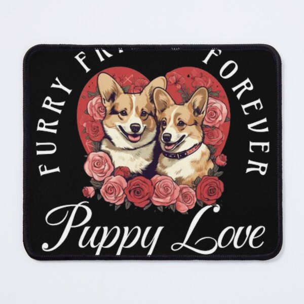 Item preview, Puppy Love Corgi Pair - Furry Friend Forever Valentine Dog designed and sold by GenZFashion000.
