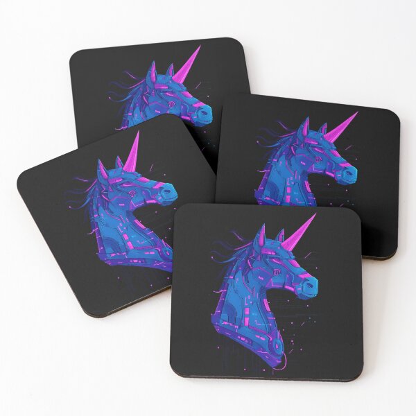 Item preview, Cyberpunk Unicorn: Guardian of the Digital Prism designed and sold by Droosam.
