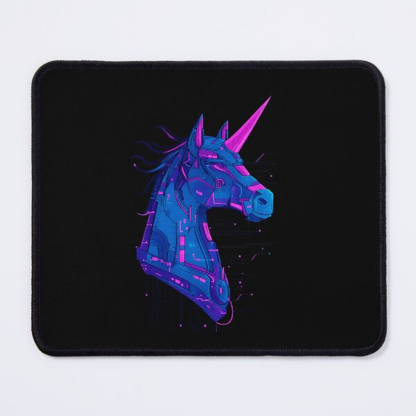 Item preview, Cyberpunk Unicorn: Guardian of the Digital Prism designed and sold by Droosam.