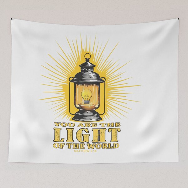 Item preview, You Are The Light of the World-Unisex T-shirt, distinctive design and tailored for everyone designed and sold by RJRDesignStore1.