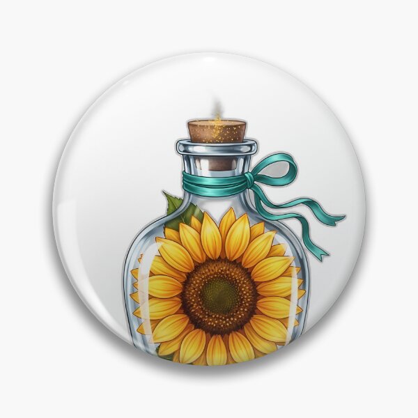 Item preview, Sunflower Apothecary Bottle Star Dust Ribbon designed and sold by pumsquare.